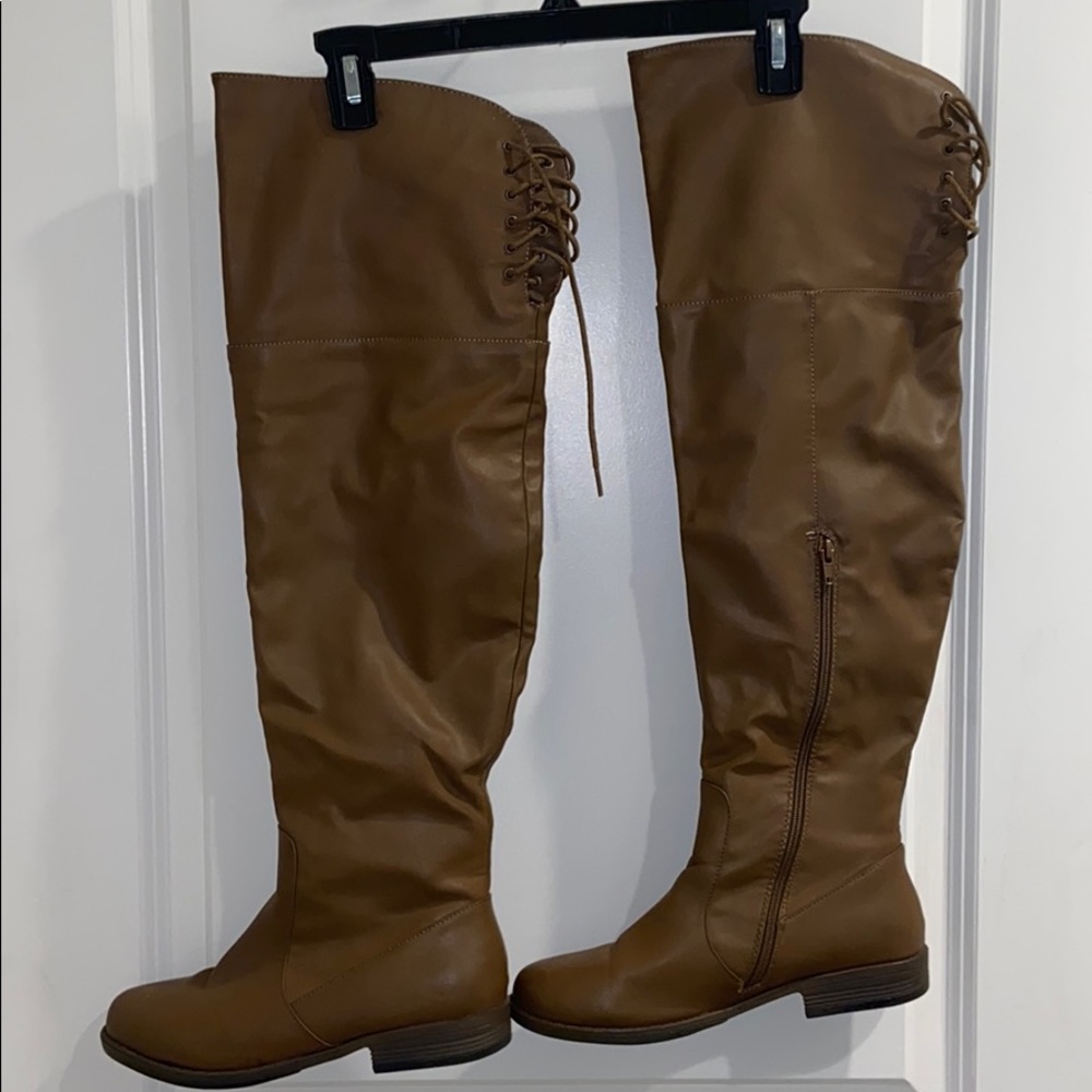 Bamboo Knee High Boots